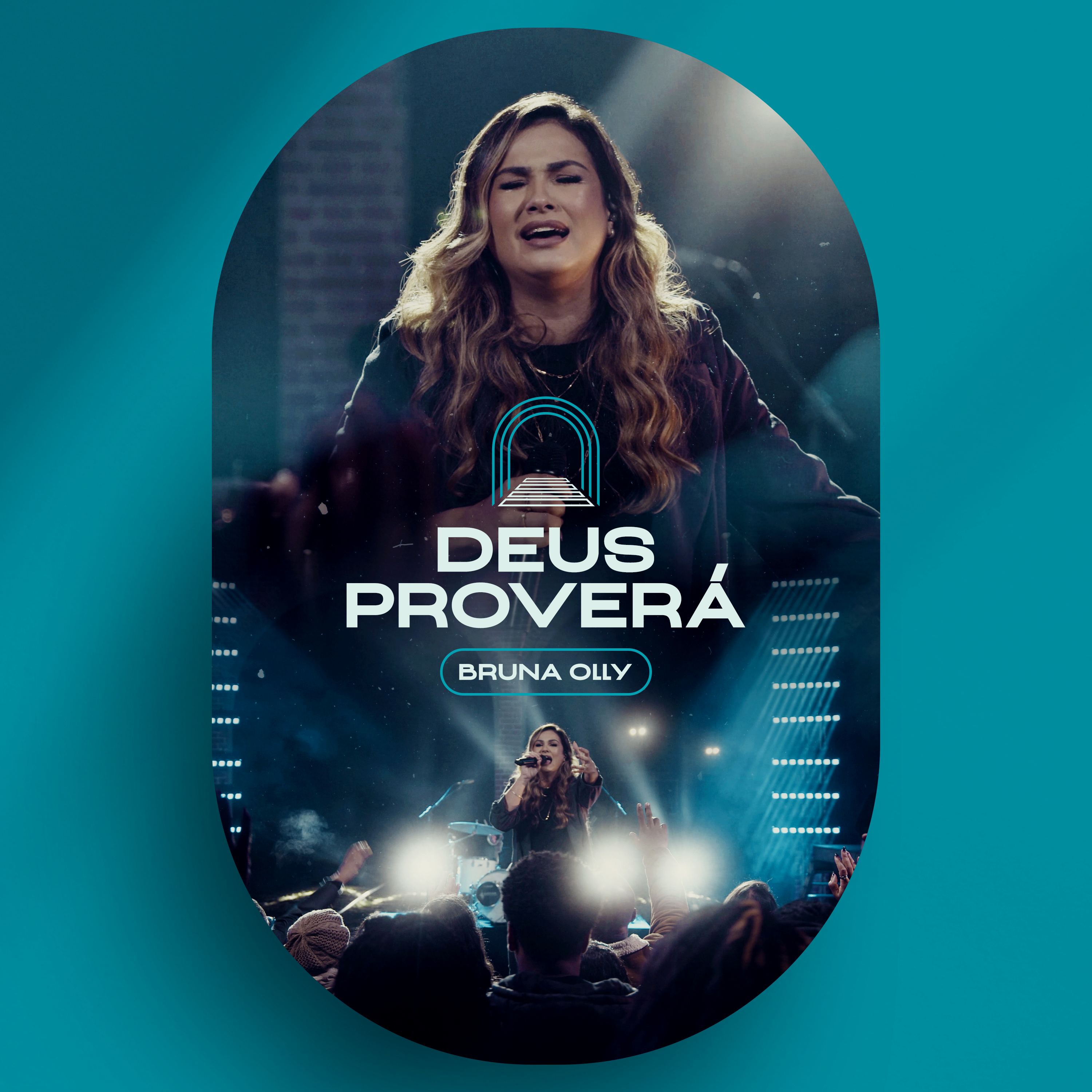 Bruna Olly transforma gravação de “Deus Proverá” em grande culto de adoração