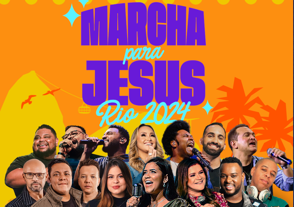 Marcha Para Jesus do Rio de Janeiro tem data da 17ª edição confirmada juntamente com slogan e atrações