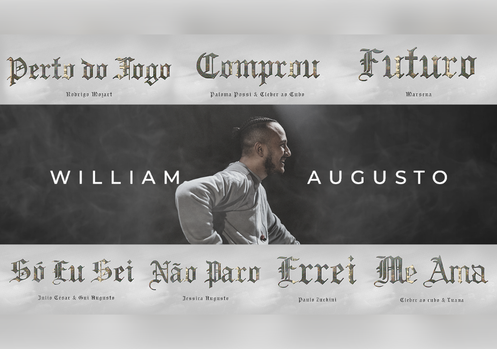 William Augusto apresenta o projeto “Simples” com canções autorais e convidados especiais
