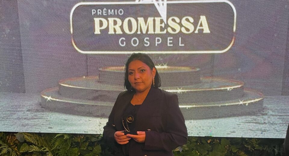 A cantora gospel Amanda Lage. Foto: Divulgação.