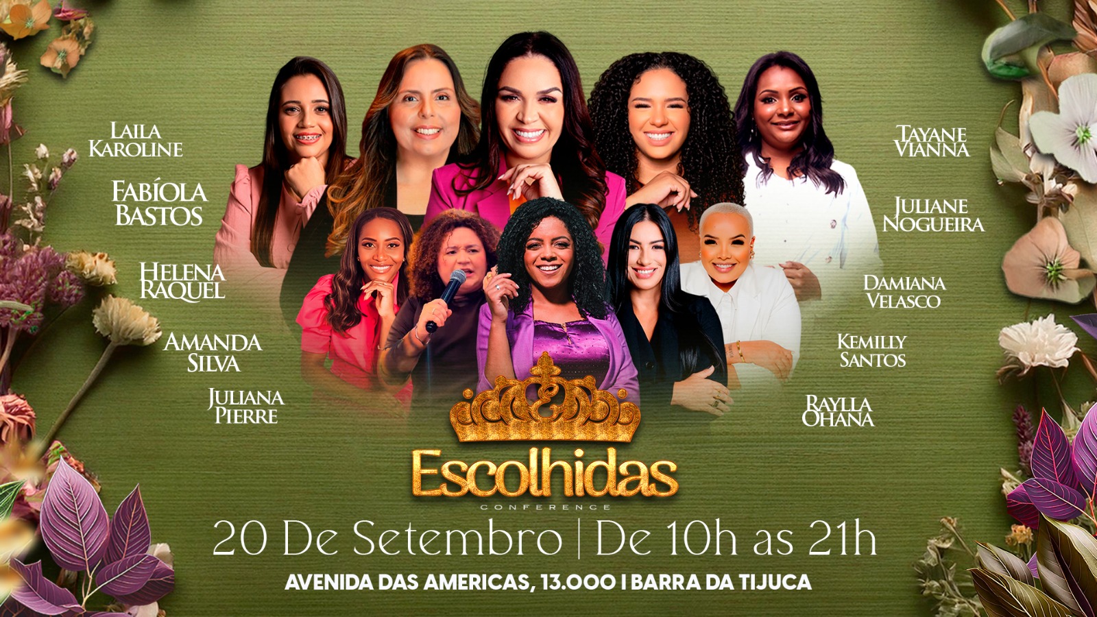 Pastora Fabíola Bastos anuncia a 12ª edição da Conferência Escolhidas