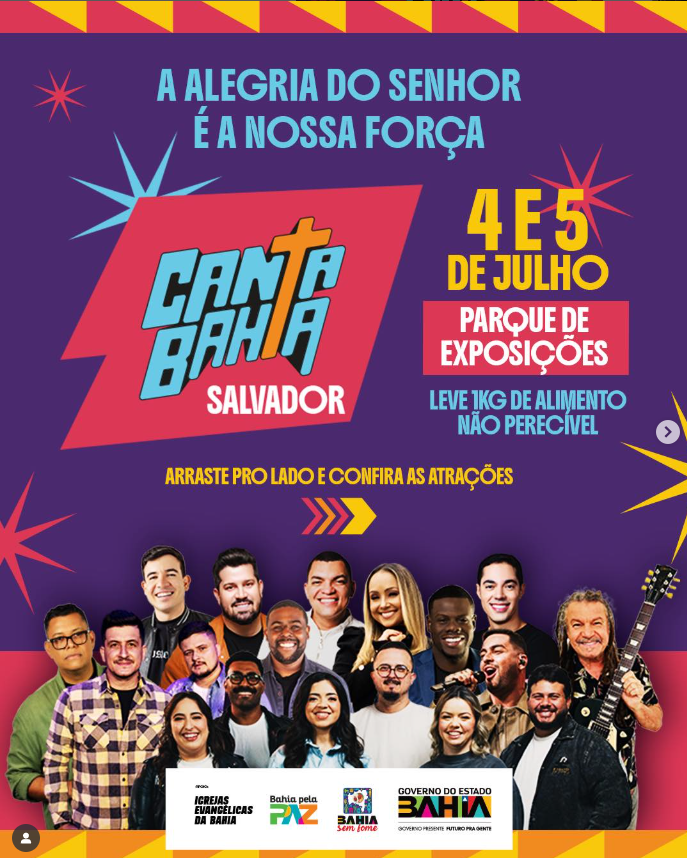 Canta Bahia 2025: dois dias de adoração, comunhão e alegria em Salvador