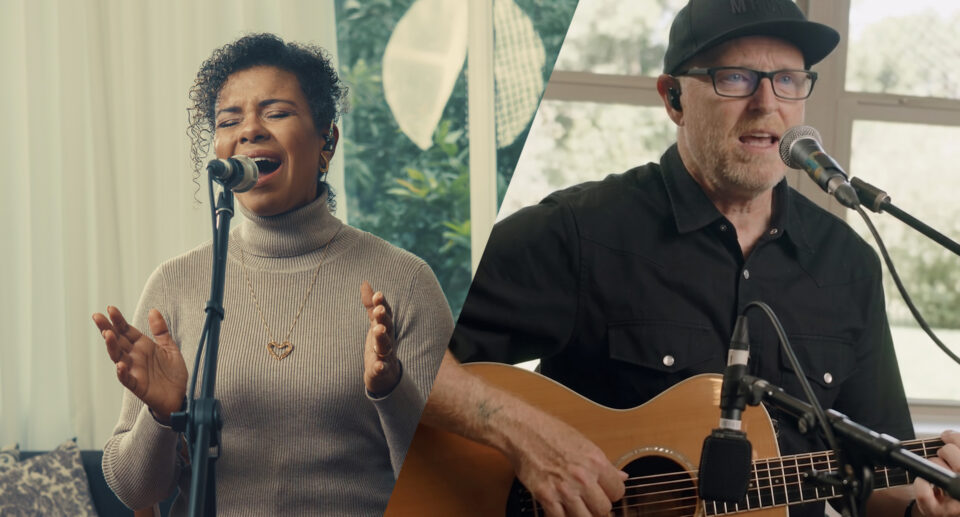 Nívea Soares canta com Stu G, da banda Delirious?, na versão em português do sucesso “Majesty (Here I Am)”