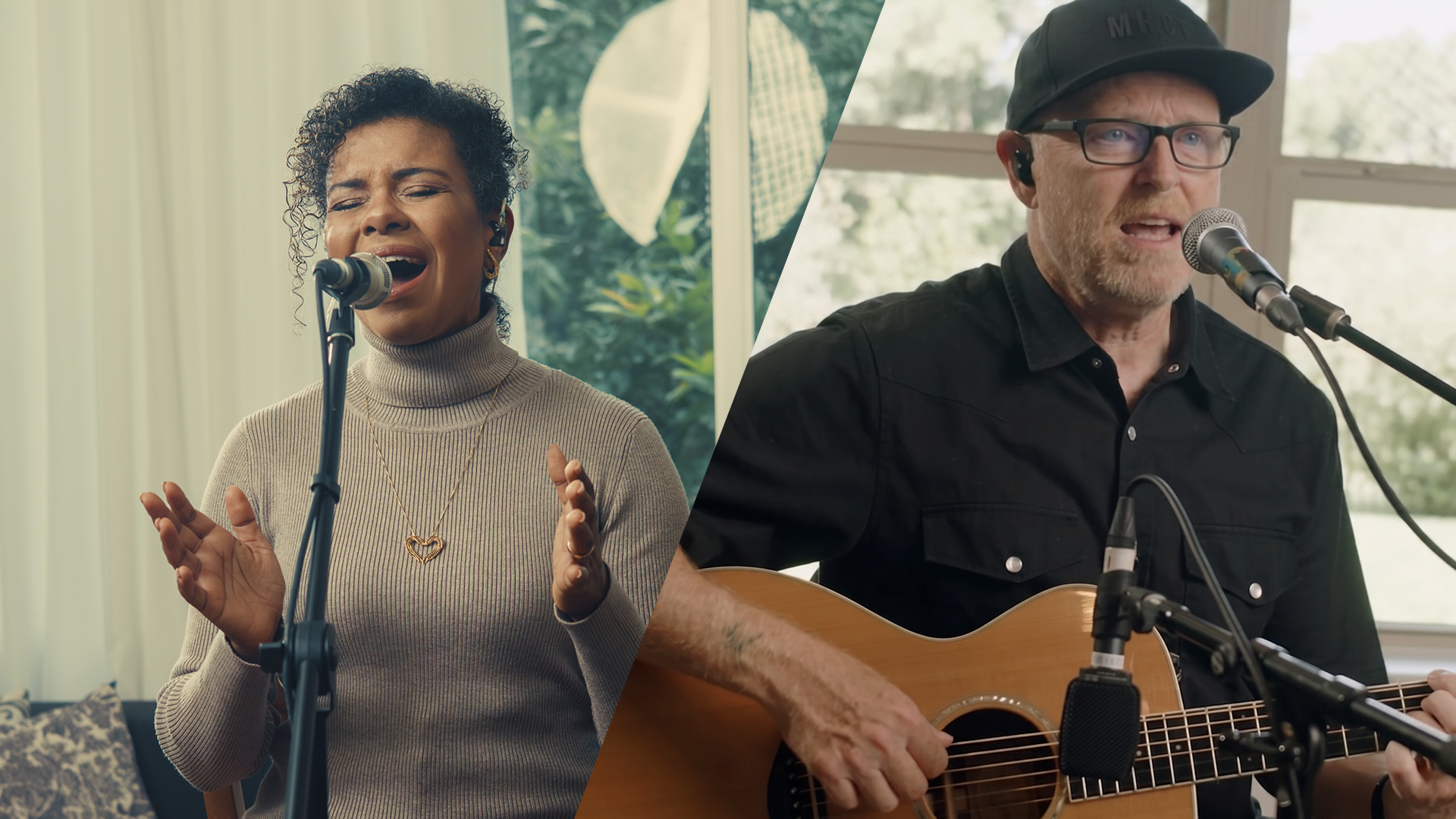 Nívea Soares canta com Stu G, da banda Delirious?, na versão em português do sucesso “Majesty (Here I Am)”