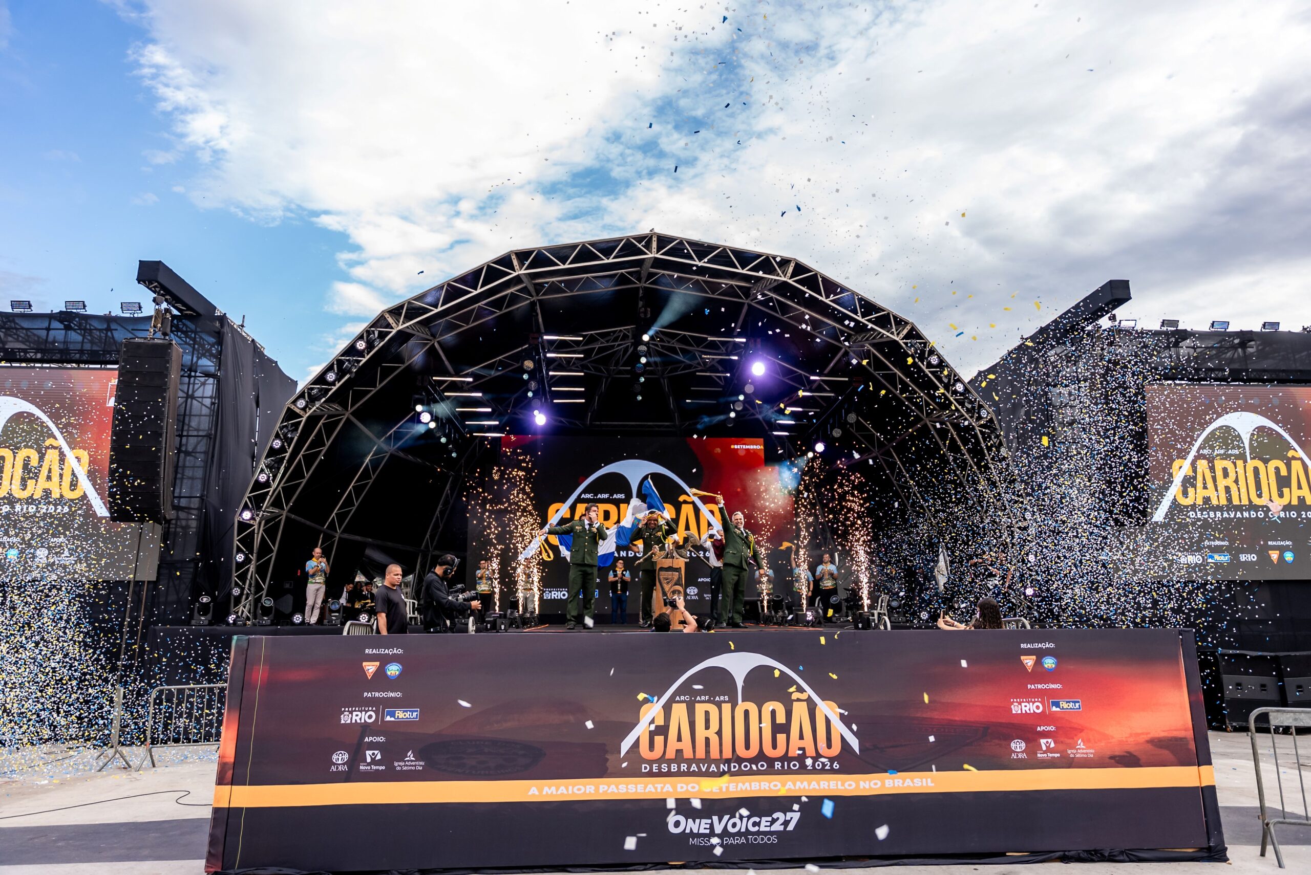 Com mais de 16 mil pessoas na Praça da Apoteose, 3ª edição do “Cariocão – Desbravando o Rio” faz história na capital fluminense