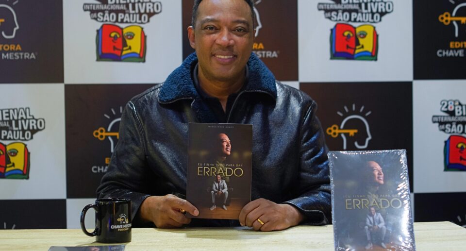 Marquinhos Gomes leva sua história de superação à Bienal do Livro em São Paulo